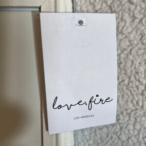 love,fire Los Angeles size Large sheath dress 9 in zipper on back